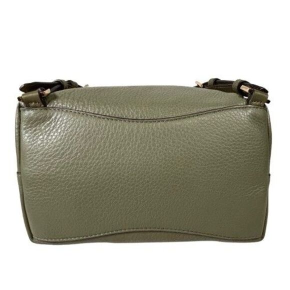 MICHAEL KORS MK Raven Pebble Leather Medium Backpack Handbag Olive Green $328 - Picture 12 of 16